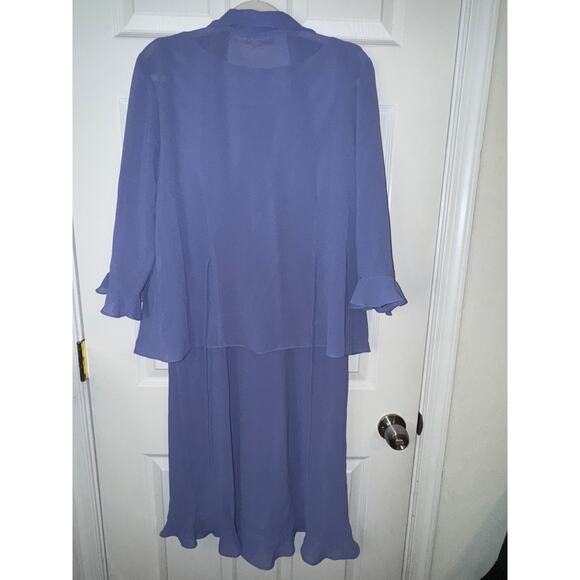 Dress Barn 2-Piece Matching Dress Set lilac - Picture 4 of 6